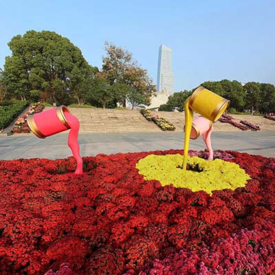 VR全景——2023汉口江滩第39届新春菊展
